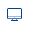 Ein Icon symbolisiert einen Computer.