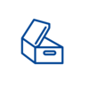 Ein Icon symbolisiert eine REISSWOLF Archivbox. 